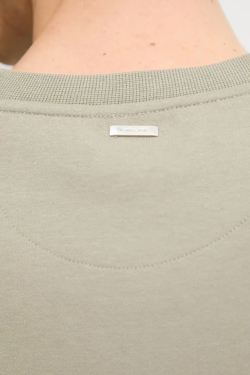 felpa uomo colore nero con applicazione CF4528J5MF Verde miniatura 5