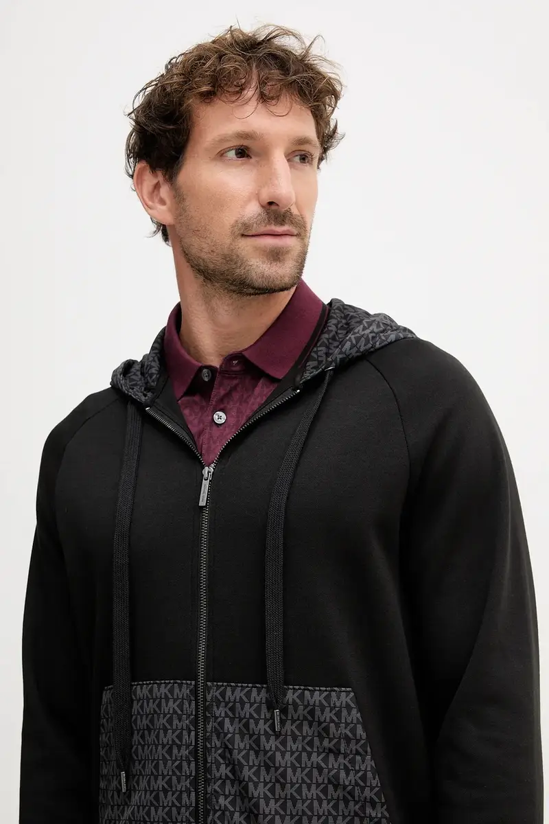 felpa uomo colore nero con cappuccio CF552Q55MF miniatura 4