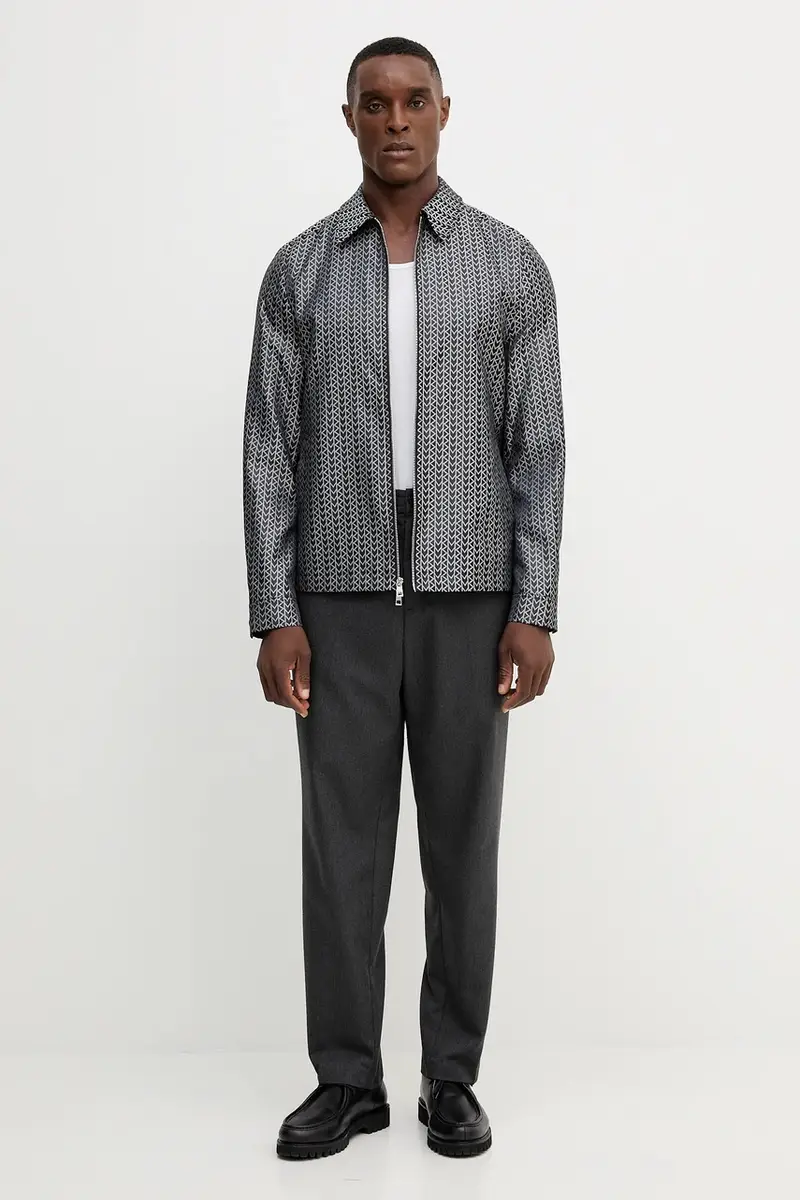 giacca colore grigio CT52086HN8 miniatura 2