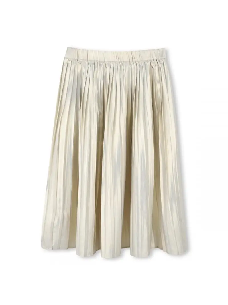 Michael Kors gonna oro bambina plisse placca in metallo con logo miniatura 2