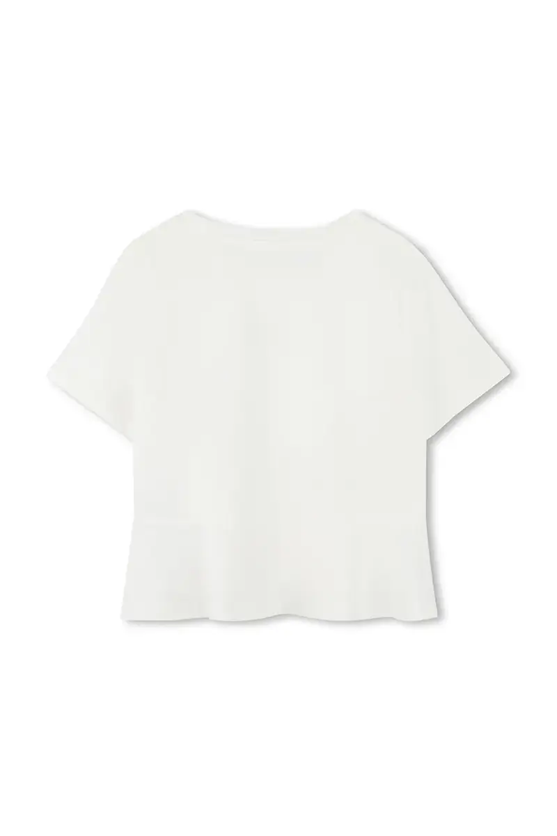 maglietta in cotone per bambini colore bianco R30321 miniatura 2