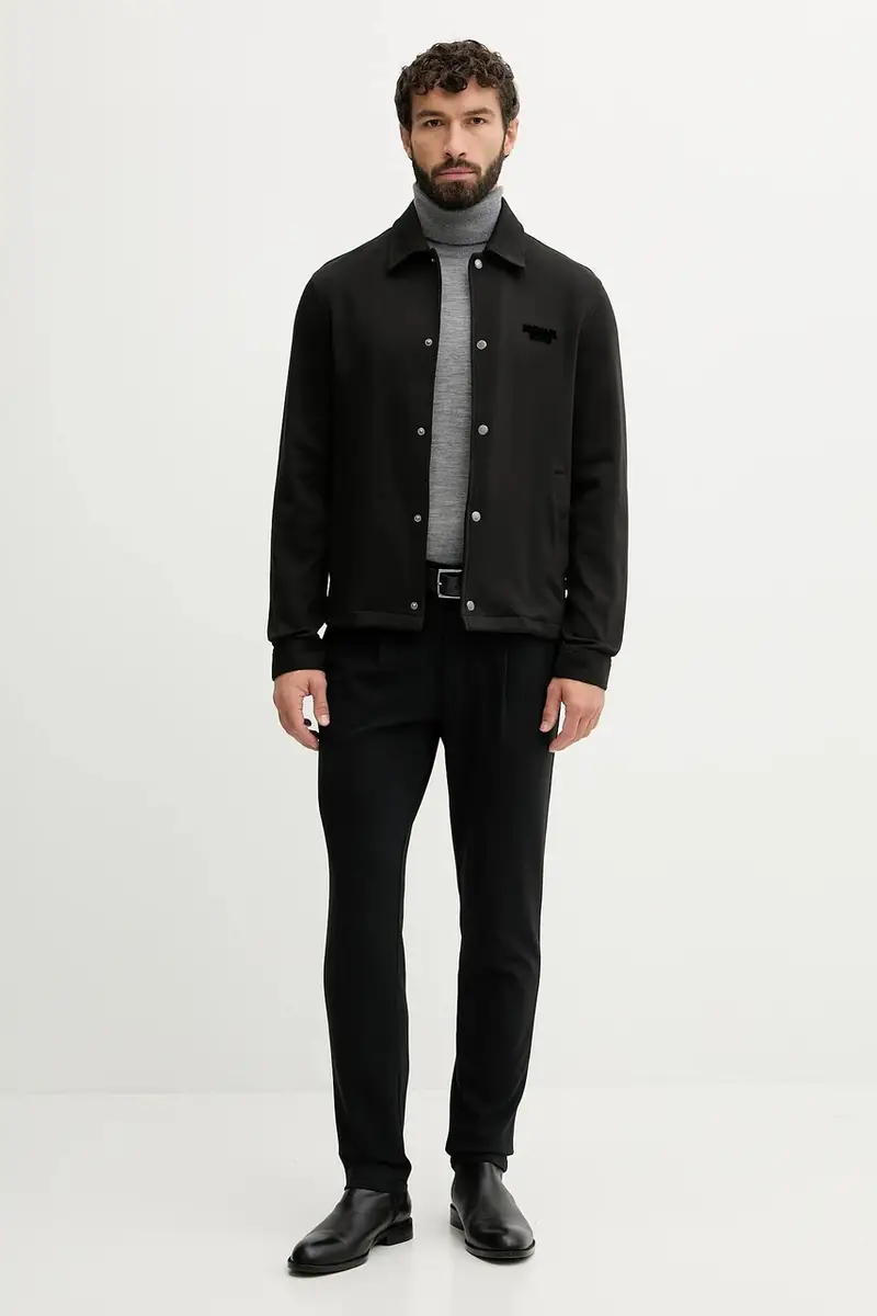 maglione in lana uomo colore grigio CF460F97AP miniatura 2