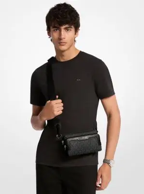 Michael Kors Mens Borsa a tracolla Nero 3377838 miniatura 2