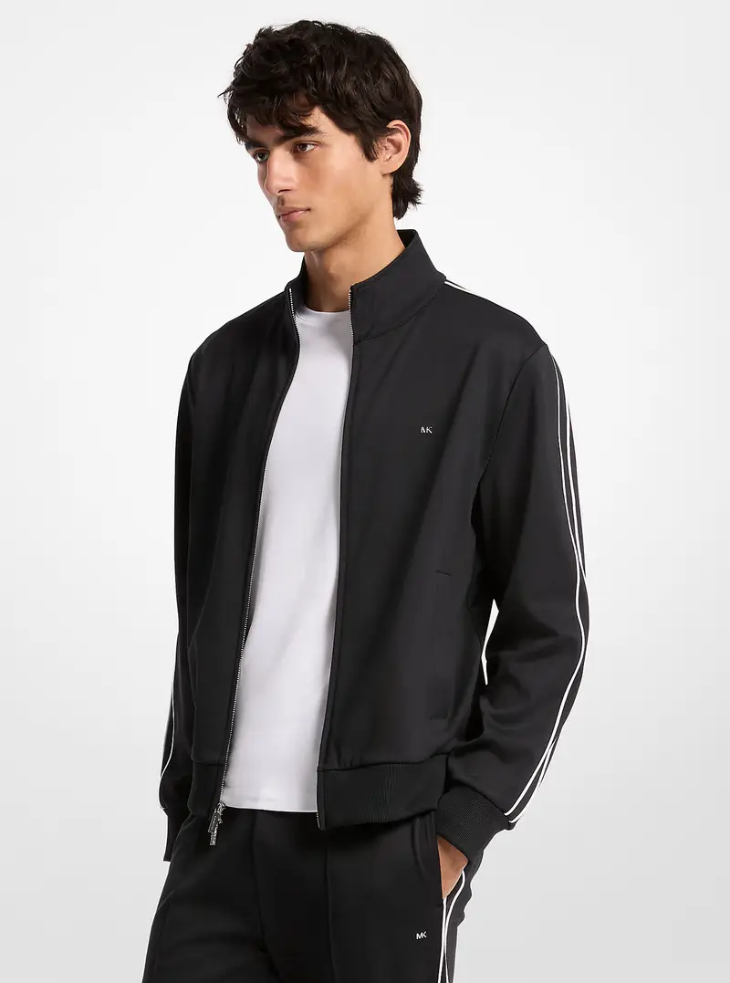 MK Giacca sportiva con profili a contrasto - Nero - Michael Kors