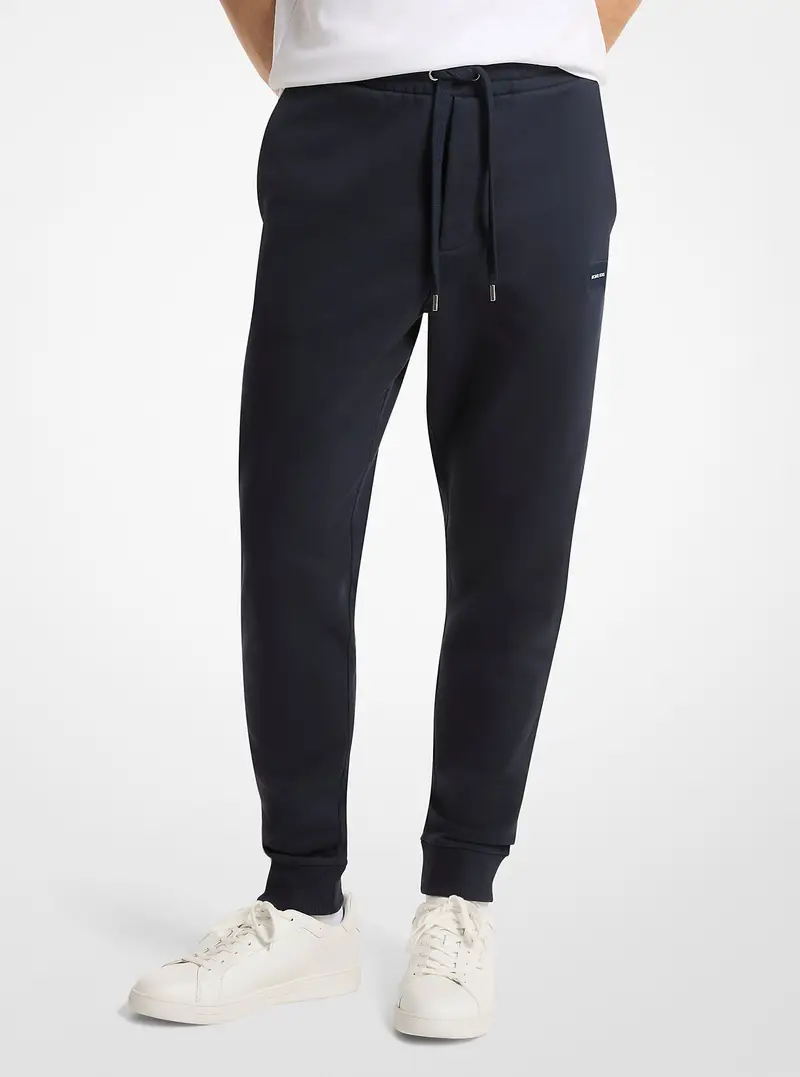 MK Joggers in cotone - Blu - Michael Kors miniatura 2