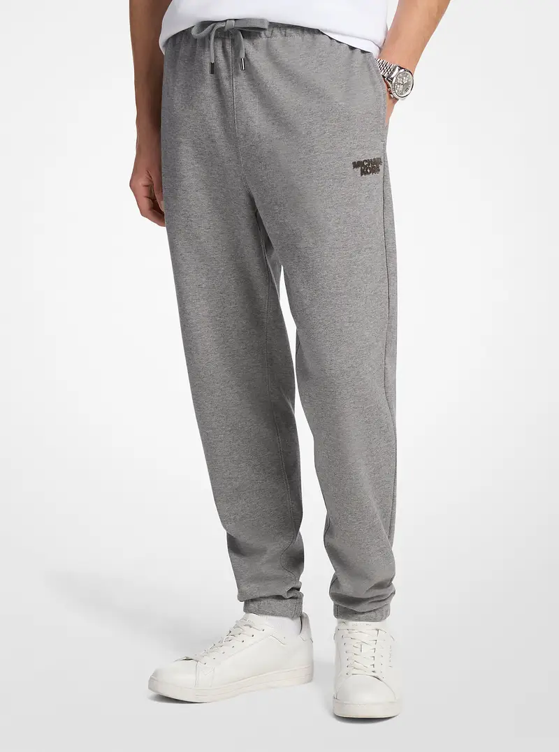 MK Joggers in misto cotone - Grigio - Michael Kors