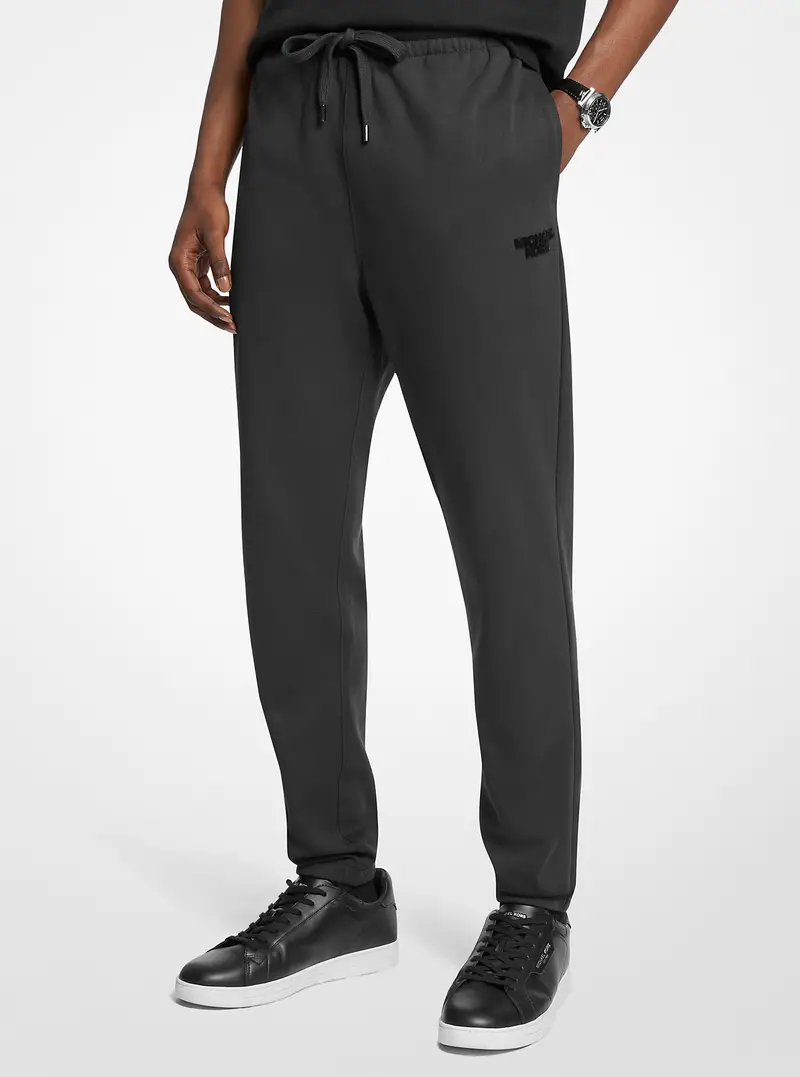 MK Joggers in misto cotone - Nero - Michael Kors miniatura 2