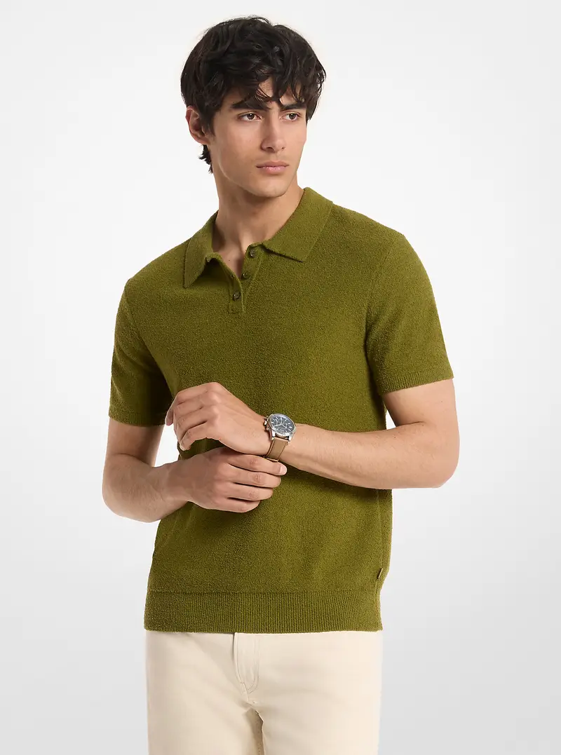 Michael Kors Mens Polo Verde 4220207 miniatura 2