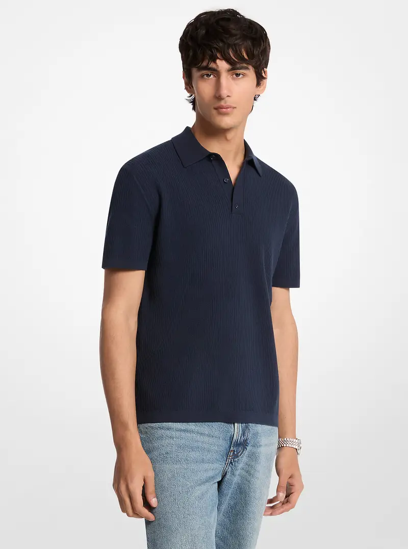 Michael Kors Mens Polo Blu 3935688