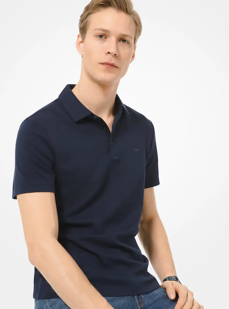 Michael Kors Mens Polo Blu 4152500