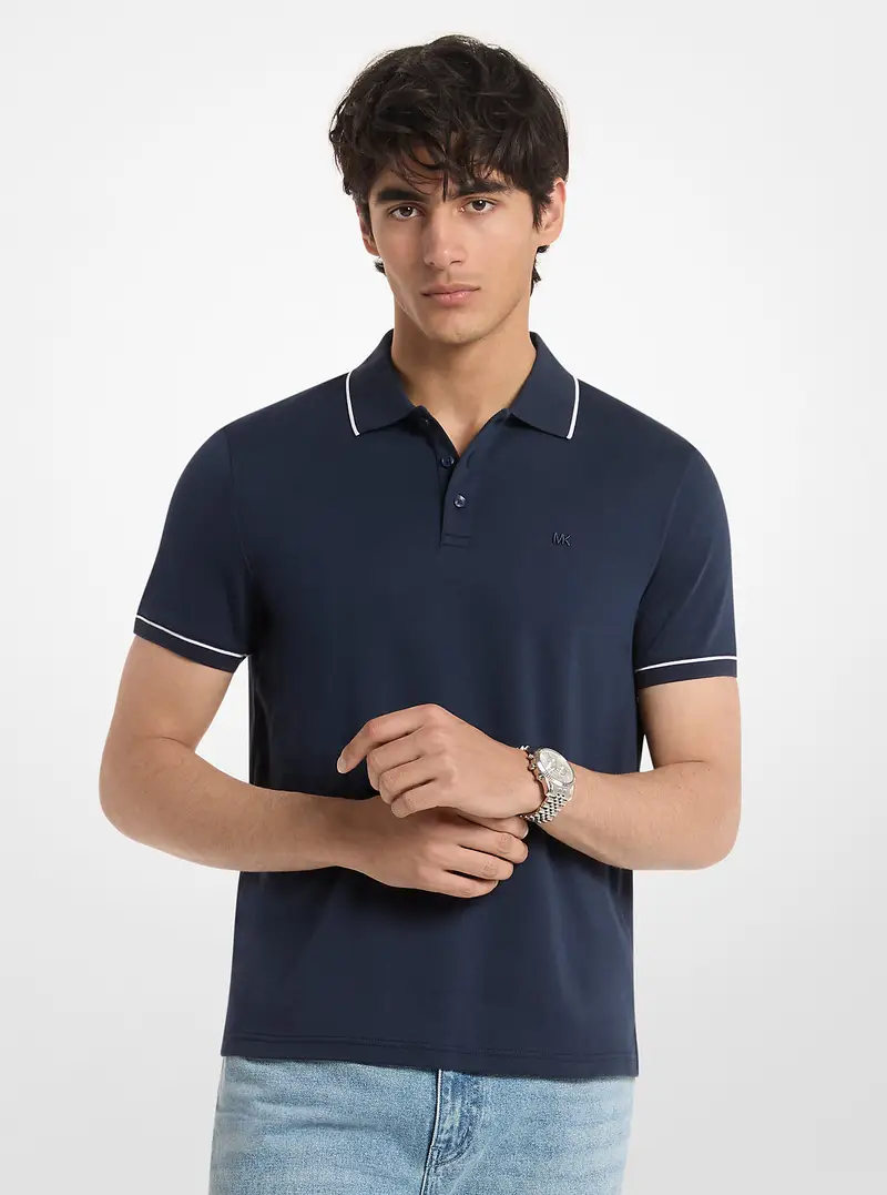 Michael Kors Mens Polo Blu 4219992