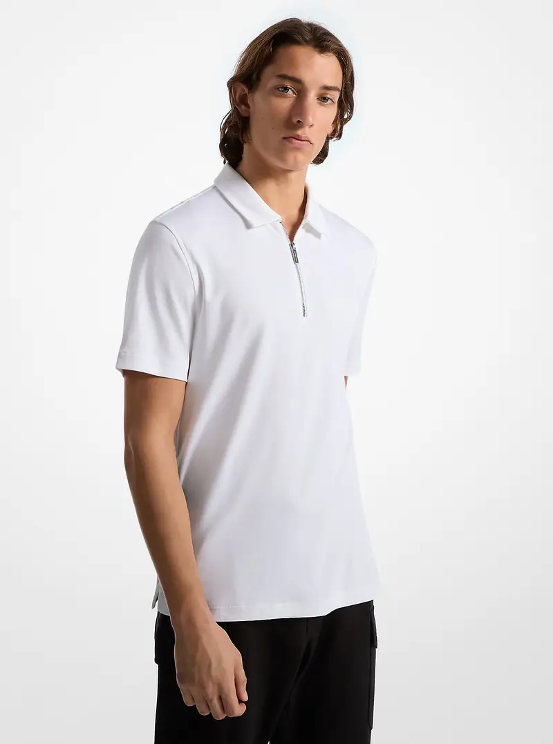 Michael Kors Mens Polo Bianco 2283858