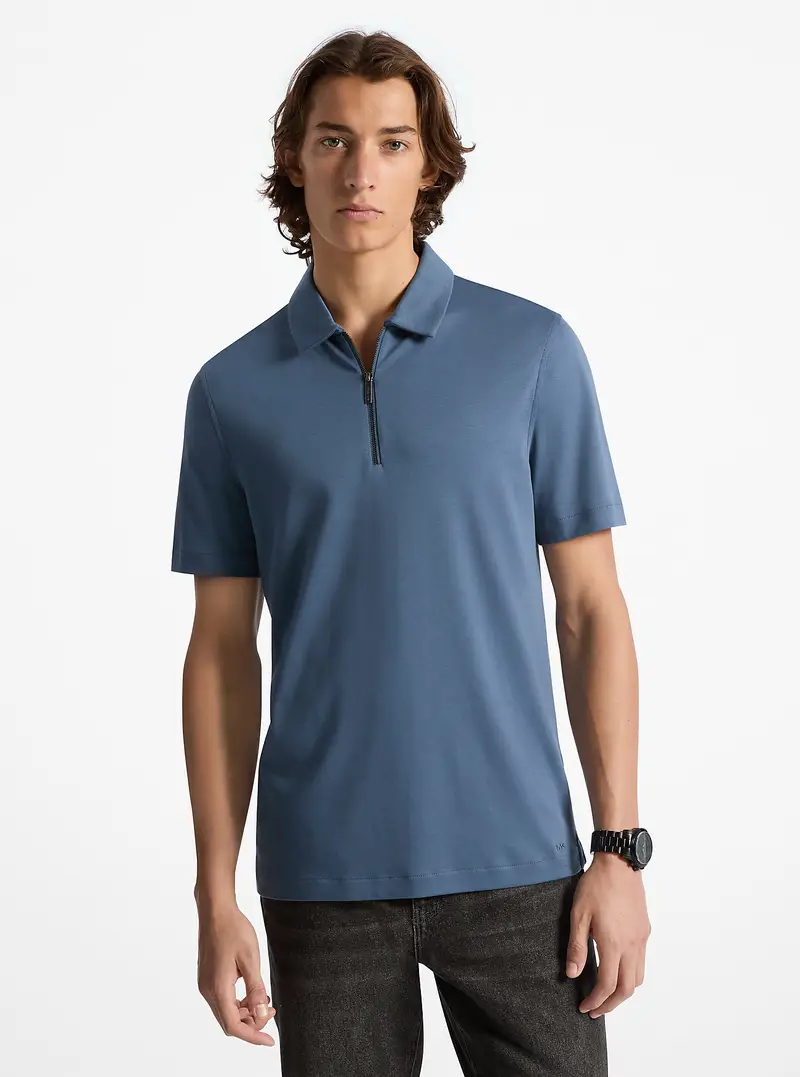 Michael Kors Mens Polo Blu 2283957