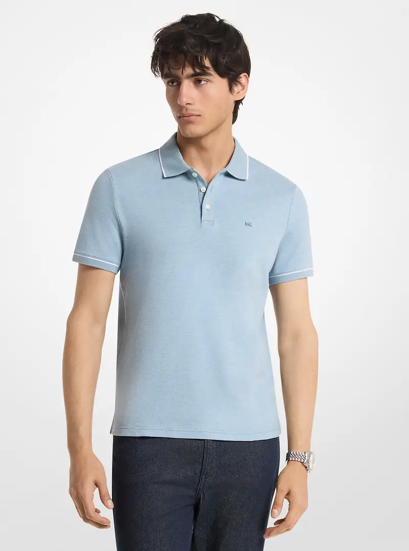 Michael Kors Mens Polo Grigio 4220071 miniatura 2