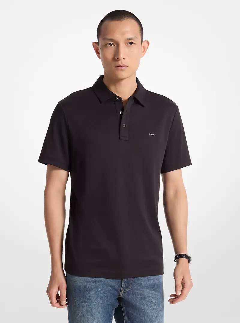 Michael Kors Mens Polo Nero 2284387