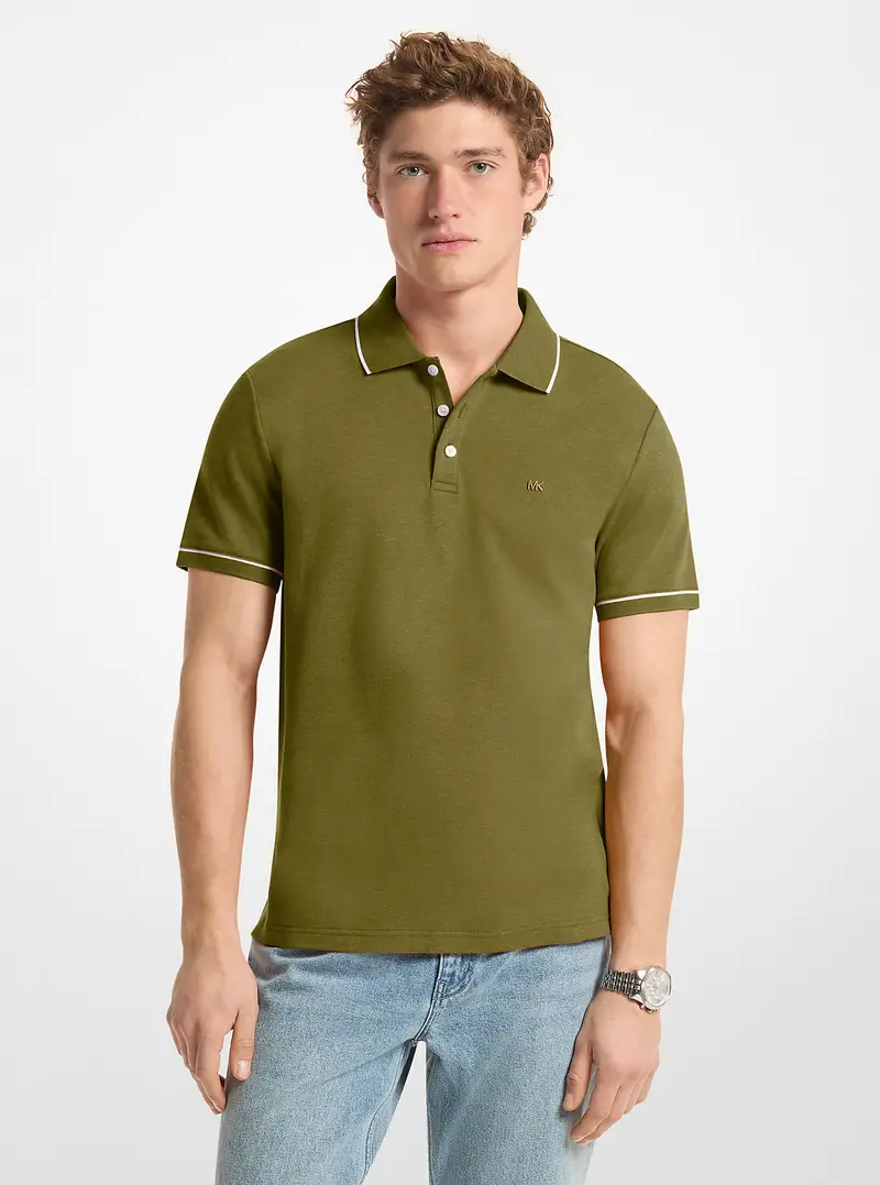 Michael Kors Mens Polo Verde 4220206