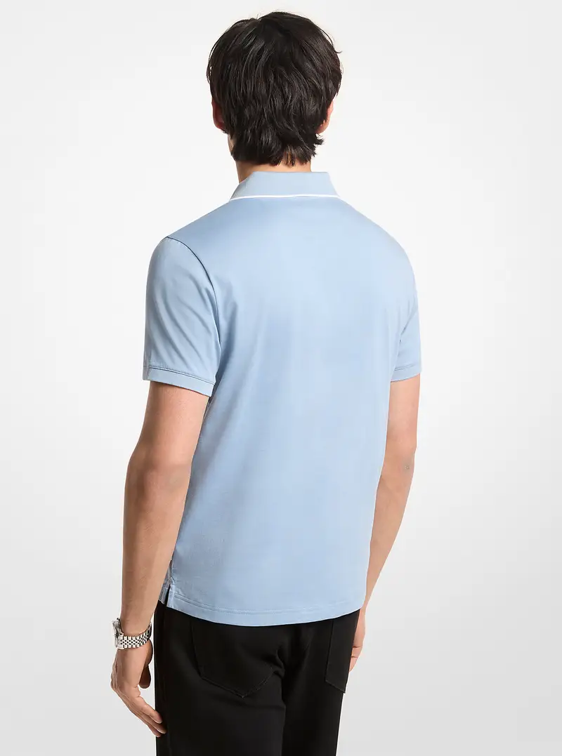 Michael Kors Mens Polo Blu 4219997 miniatura 2