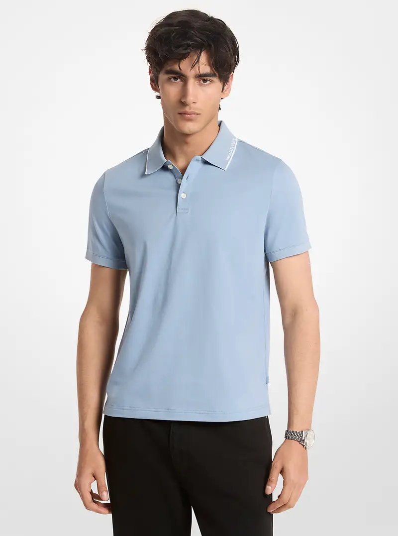 Michael Kors Mens Polo Blu 4219997