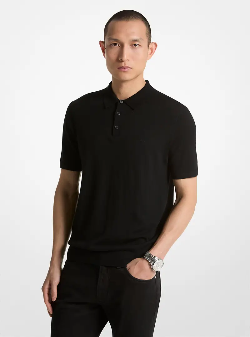 Michael Kors Mens Polo Nero 2284342