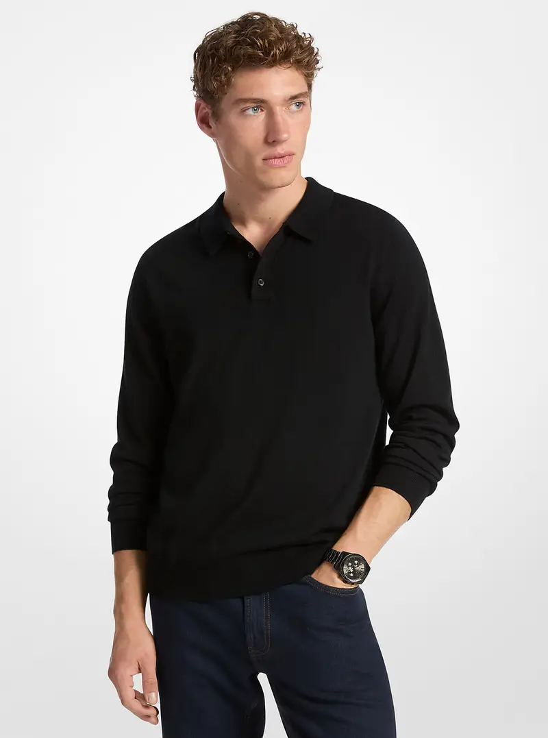 Michael Kors Mens Polo Nero 2284525