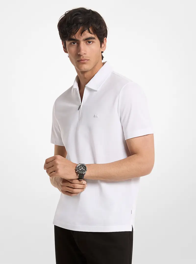 Michael Kors Mens Polo Bianco 4248487