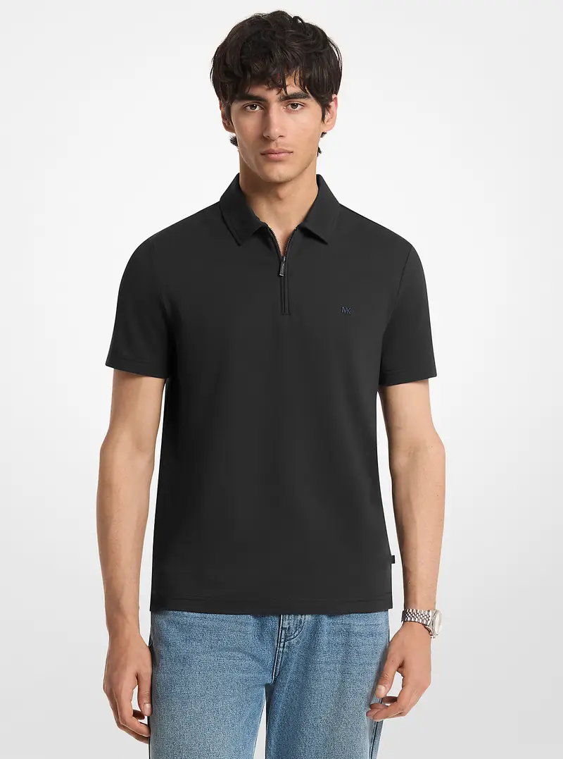 Michael Kors Mens Polo Nero 4220156