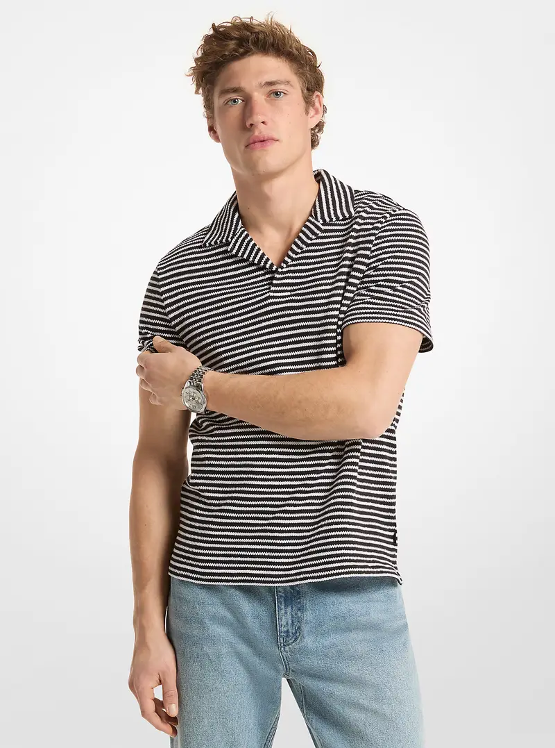 Michael Kors Mens Polo Nero 4220169