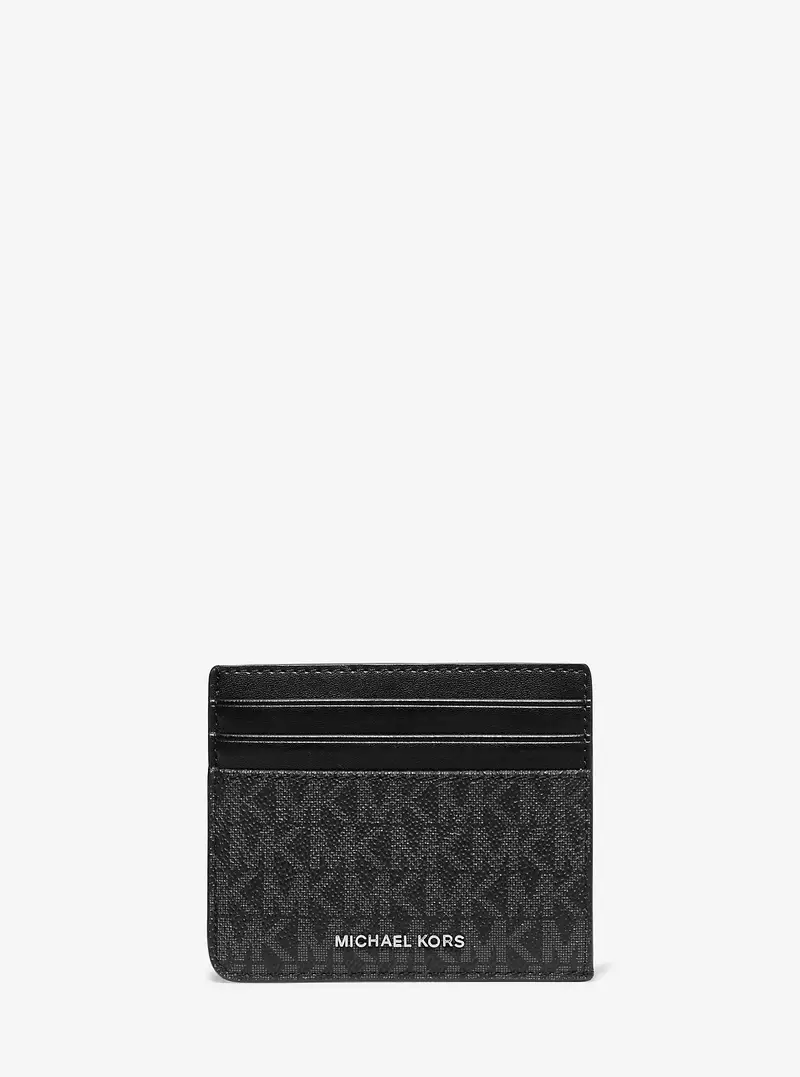 Michael Kors Mens Porta carte di credito Nero 2284365