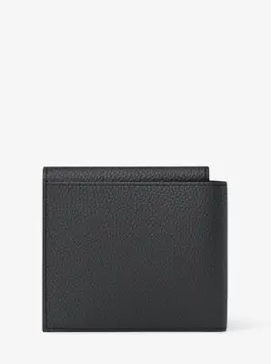 MK Portafoglio Hudson in pelle martellata - Nero - Michael Kors miniatura 2