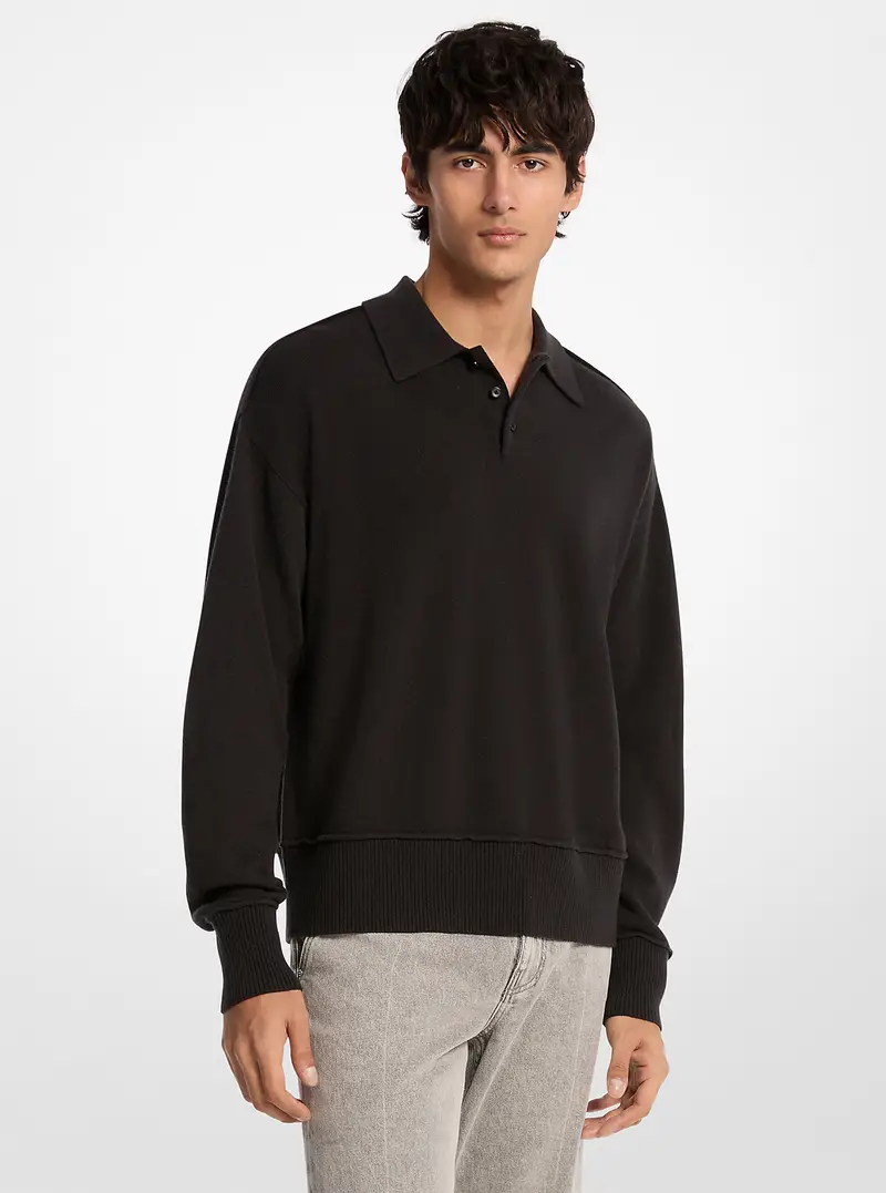 MK Pullover in lana - Nero - Michael Kors