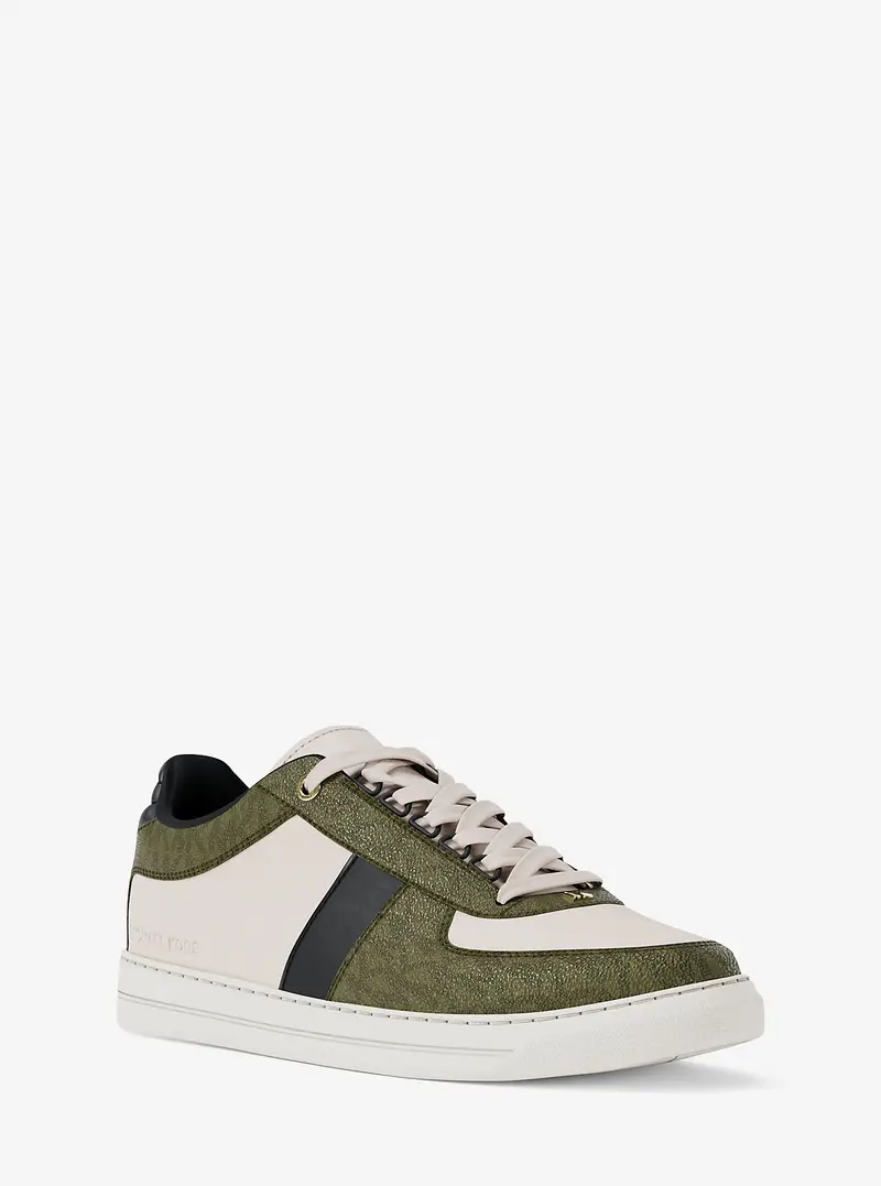MK Sneaker Brady in materiale misto - Naturale - Michael Kors