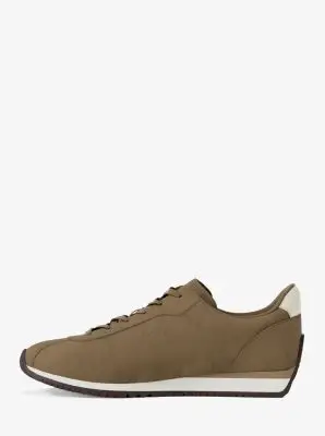 MK Sneaker Rhodes in pelle scamosciata - Naturale - Michael Kors miniatura 3