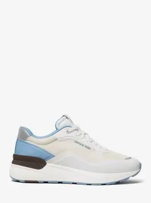 MK Sneaker Trevor in materiale misto - Blu - Michael Kors miniatura 2