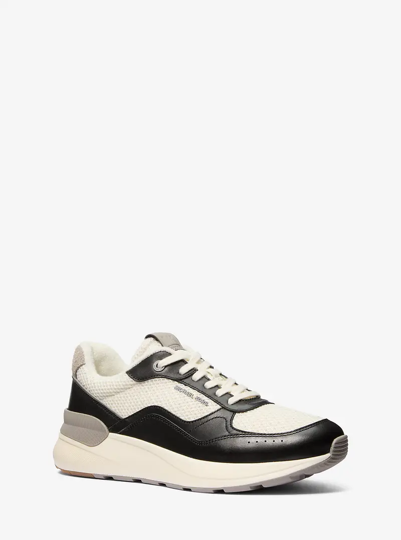 MK Sneaker Trevor in materiale misto - Nero - Michael Kors