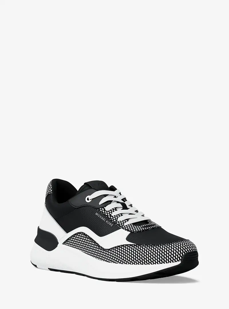 MK Sneaker Trevor in materiale misto - Nero - Michael Kors