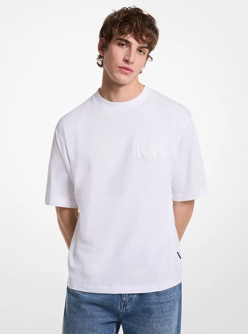 Michael Kors Mens T-shirt Bianco 2283862