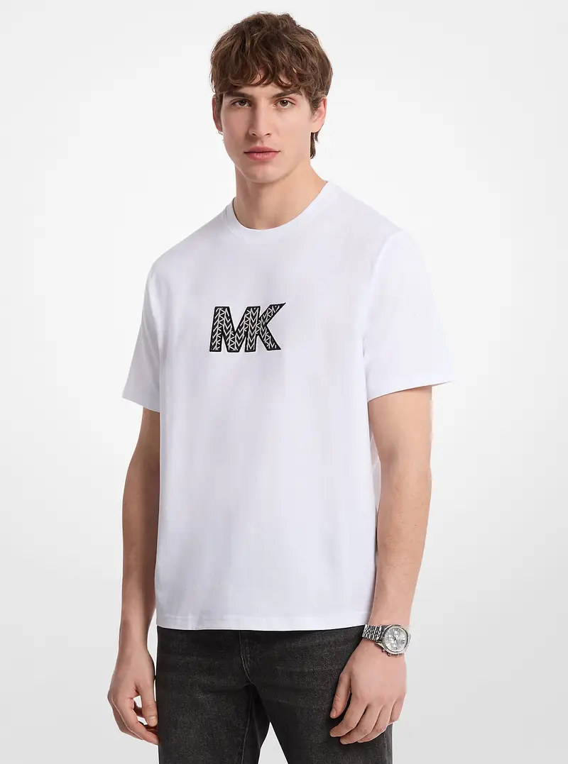 Michael Kors Mens T-shirt Bianco 2283881