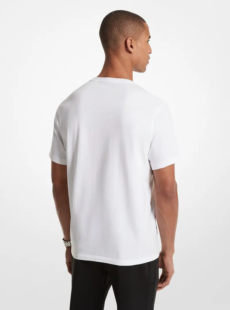 Michael Kors Mens T-shirt Bianco 2455503 miniatura 2