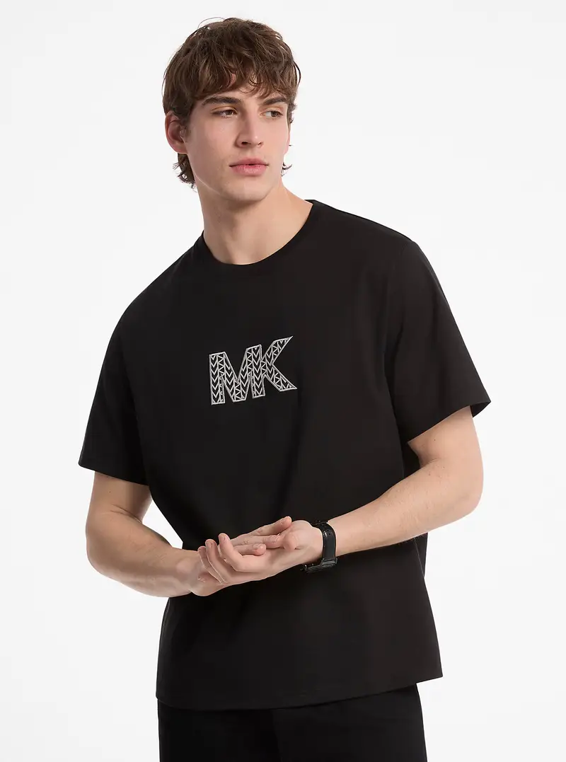 Michael Kors Mens T-shirt Nero 2284405
