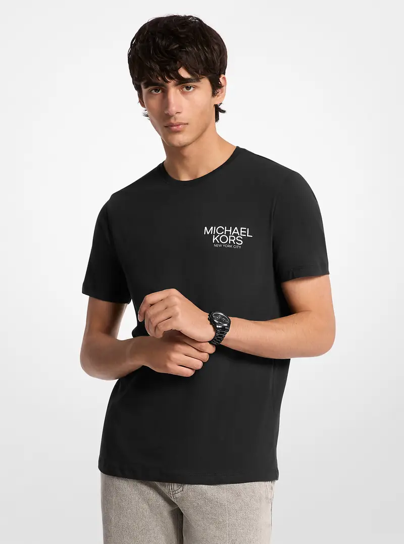 Michael Kors Mens T-shirt Nero 4198897