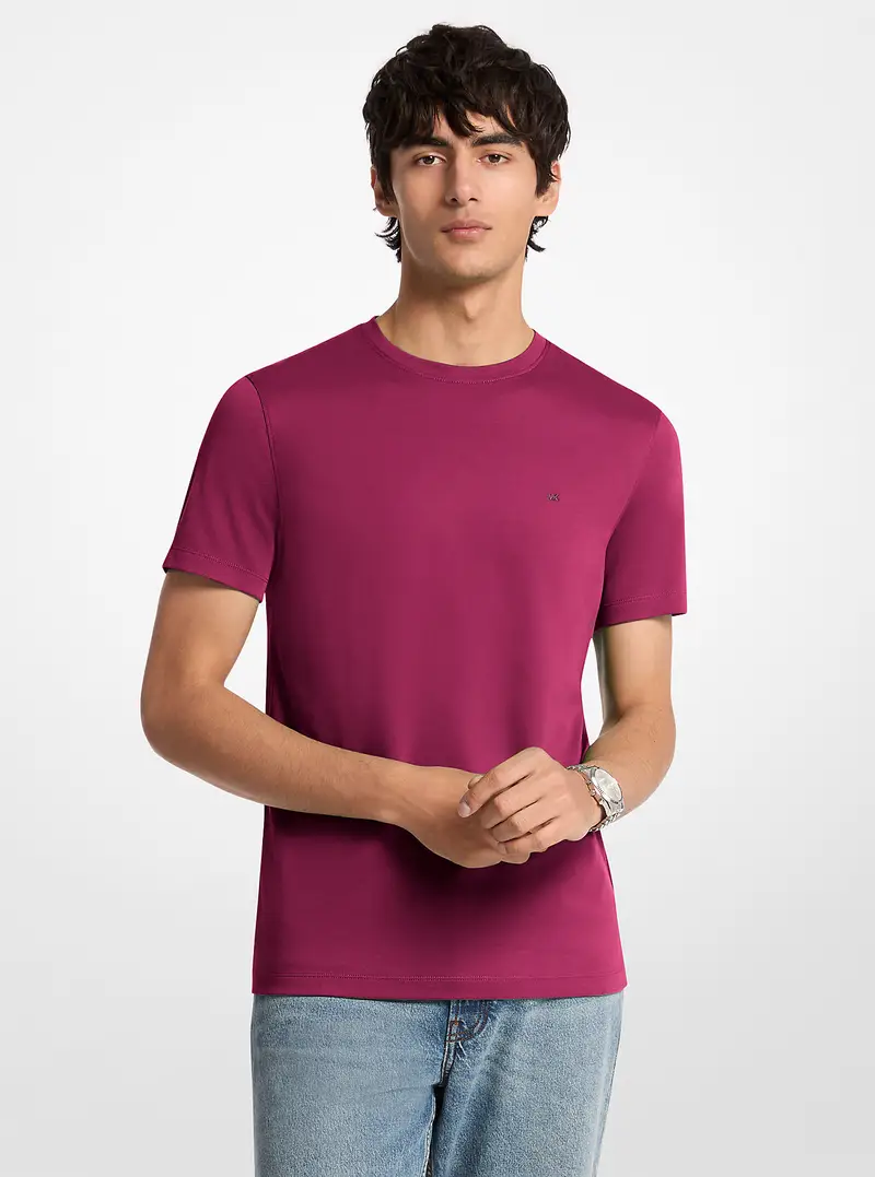 Michael Kors Mens T-shirt Viola 4248585 miniatura 2