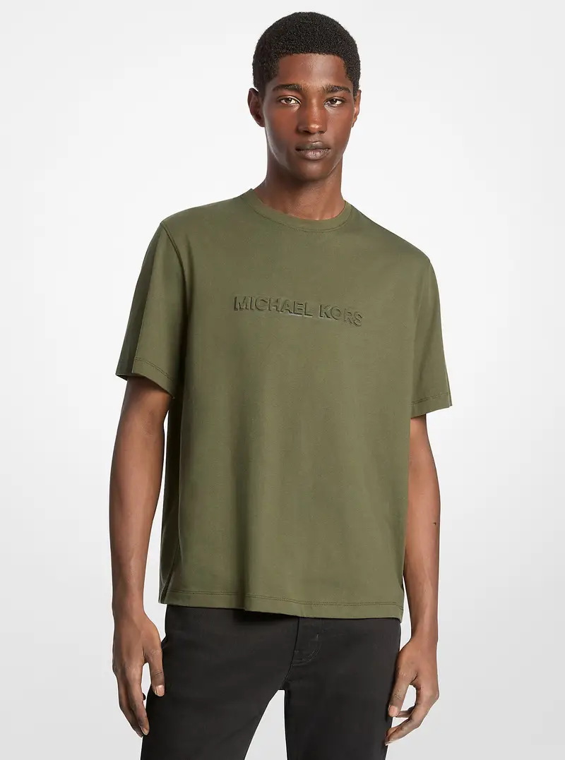 Michael Kors Mens T-shirt Verde 2284679