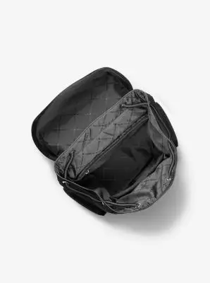 MK Zaino Hudson con stampa logo - Nero - Michael Kors miniatura 3