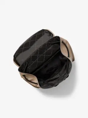 MK Zaino Hudson in pelle martellata - Naturale - Michael Kors miniatura 2