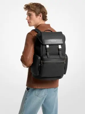 MK Zaino Jet Set con stampa logo - Nero - Michael Kors miniatura 3