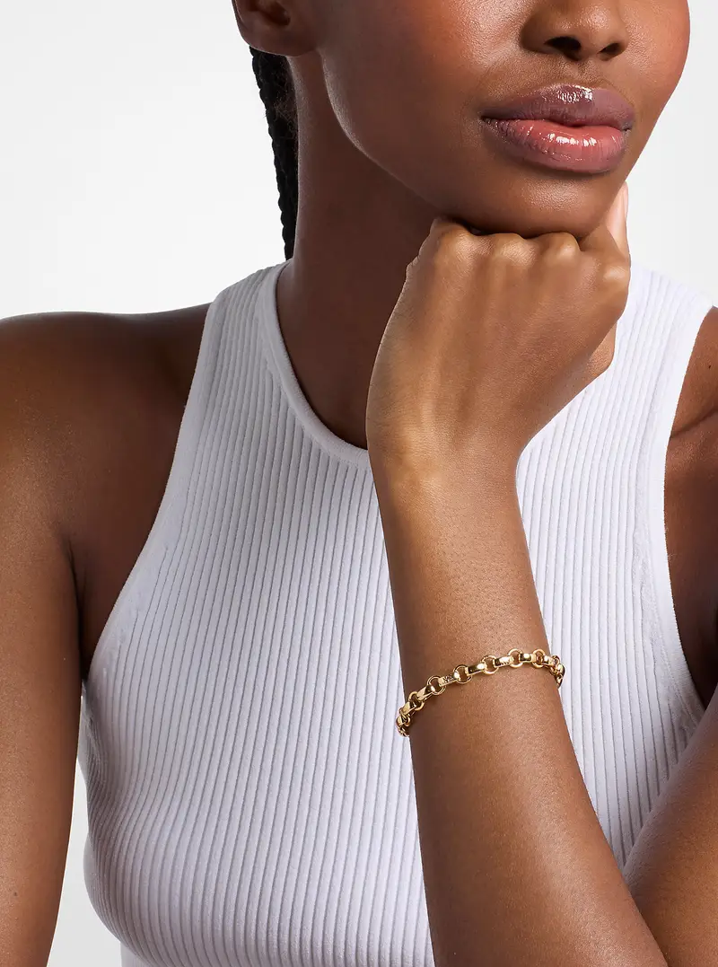 MK Bracciale con maglie - Oro - Michael Kors miniatura 3