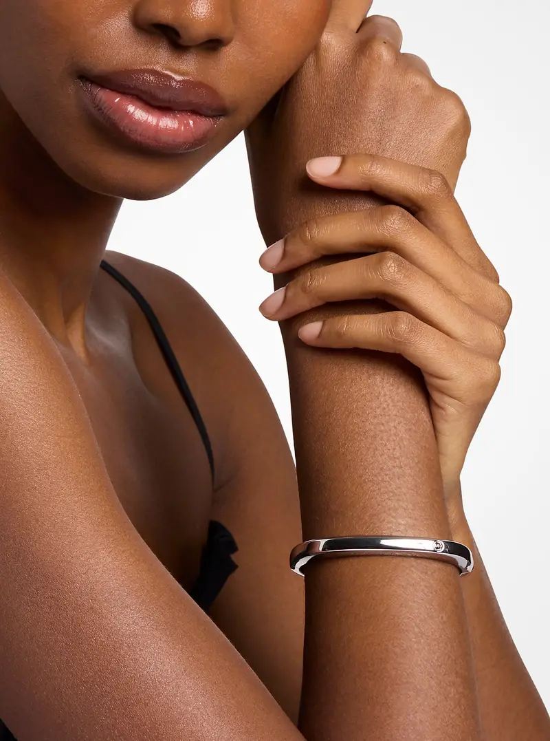 MK Bracciale squadrato - Argento - Michael Kors miniatura 3