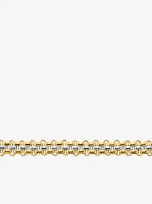 MK Collana a 3 maglie bicolore - Argento - Michael Kors miniatura 2