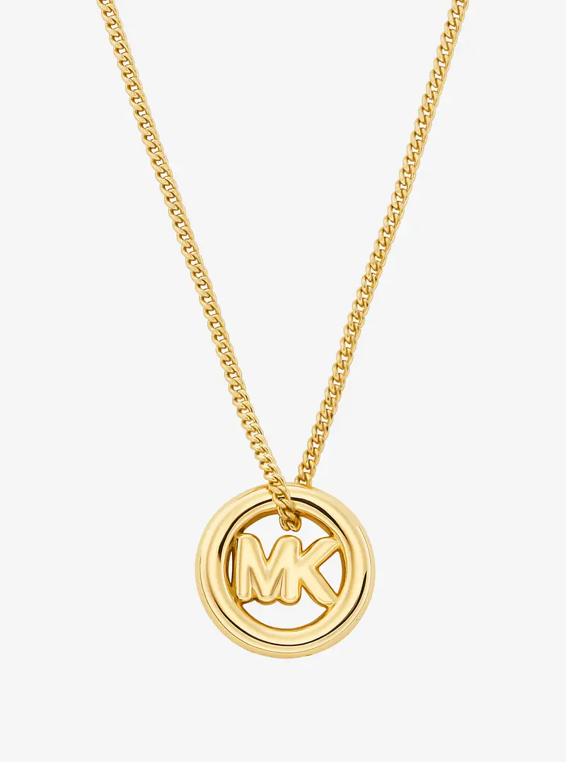 MK Collana con ciondolo con logo - Oro - Michael Kors miniatura 2