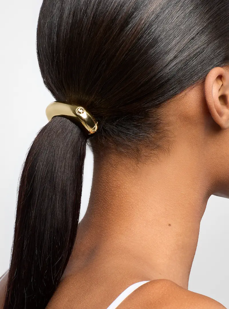 MK Fermaglio per capelli - Oro - Michael Kors miniatura 3